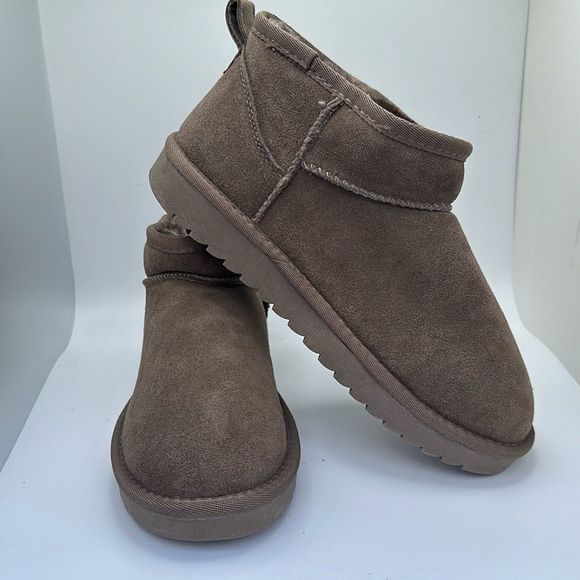 CUSHIONAIRE Women's pull on boot 8.5 TAUPE - Picture 6 of 7